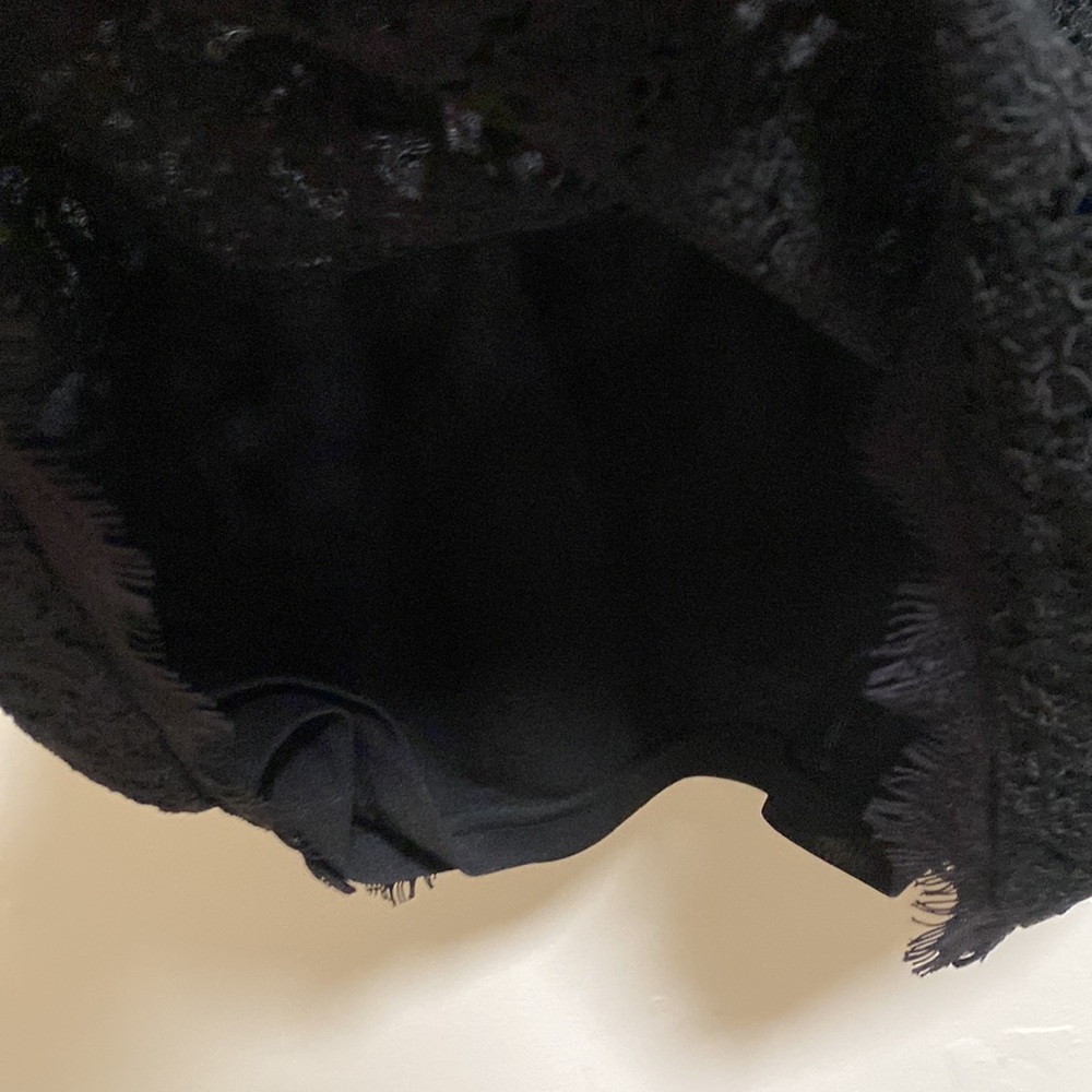 Adrianna Papell 10 Black Lace Dress - Picture 6 of 12